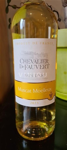 Languedoc și Roussillon Vin de Pays d'Oc Chevalier De Fauvert Muscat Moelleux 2023