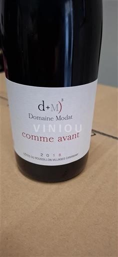 Roussillon Không được chỉ định Domaine Modat comme avant 2018