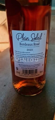 Bordeaux Bordeaux rosé Plein Soleil 2023