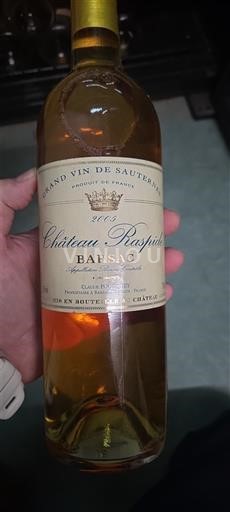 Bordeaux Barsac Château Raspide 2005