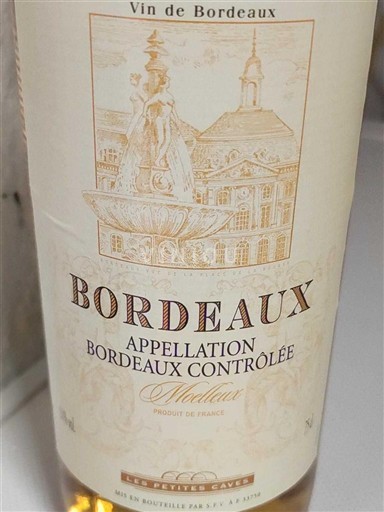 Bordeaux Les Petites Caves Không niên vụ