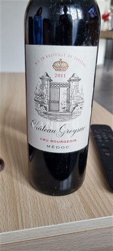 Bordeaux Médoc Cru Bourgeois Château Greysac 2011