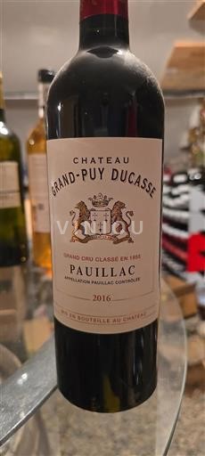 Bordeaux Pauillac Grand Cru Château Grand-Puy Ducasse 2016
