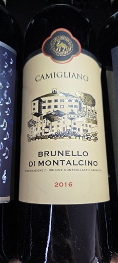 Toscana Brunello di Montalcino Camigliano 2016