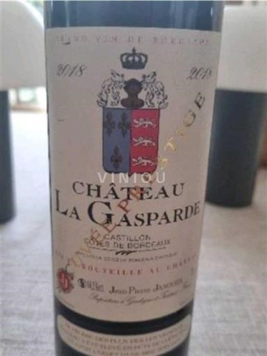 Bordeaux Castillon-côtes-de-bordeaux Château La Gasparde Prestige 2018