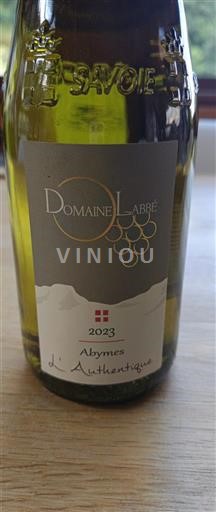 Savoyen und Bugey Abymes Domaine Labbé L'Authentique 2023