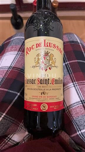 Bordeaux Lussac-saint-émilion Roc de Lussac 2011