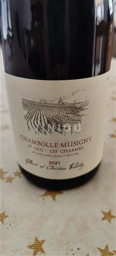 Bourgogne Chambolle-Musigny Premier Cru Gilbert et Christine Felettig Les Charmes 2021