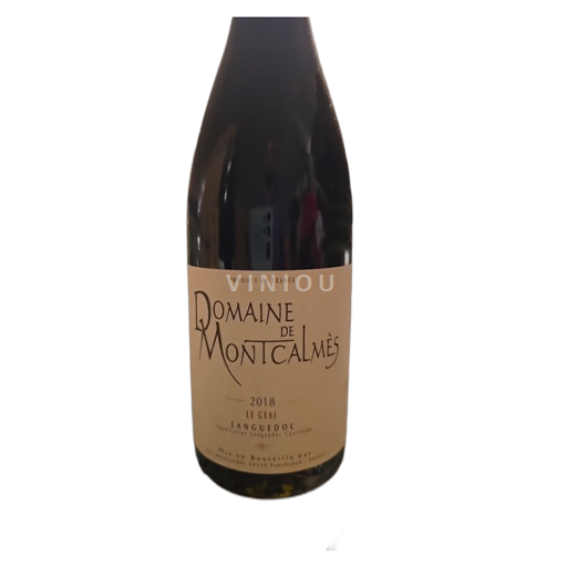 Languedoc Domaine Montcalmès Le Geai 2018