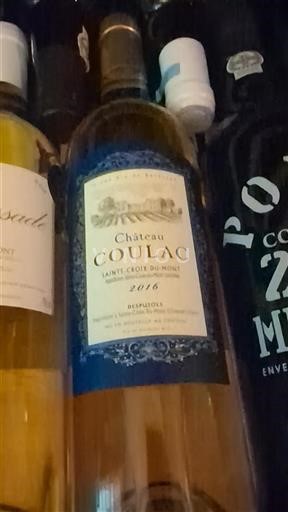 Burdeos Sainte-Croix-Du-Mont Château Coulac 2016