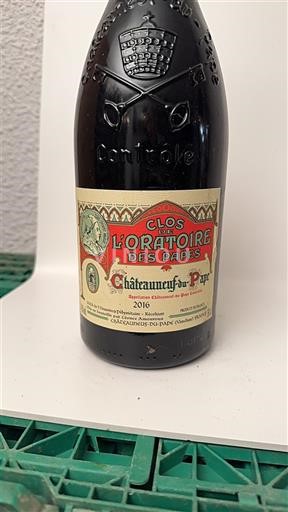 Vallée du Rhône Châteauneuf-du-pape Clos de l'Oratoire des Papes 2016