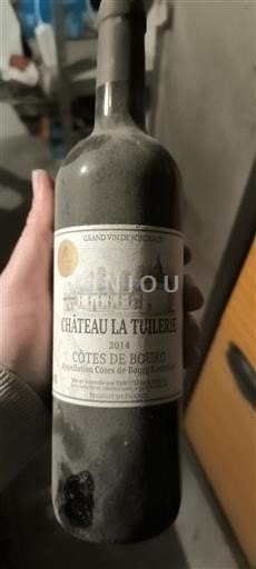 Bordeaux Côtes-de-bourg Château La Tuilerie 2014