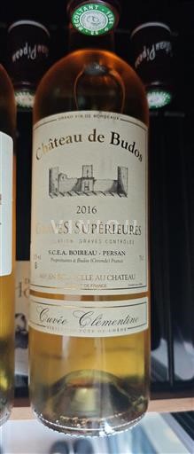 Bordéus Graves Supérieures Château Budos Clémentine 2016
