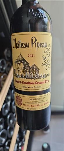 Bordeaux Saint-Émilion Grand Cru Château Pipeau 2021
