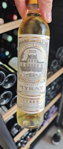Burdeos Sauternes Grand Cru Château Myrat 2020