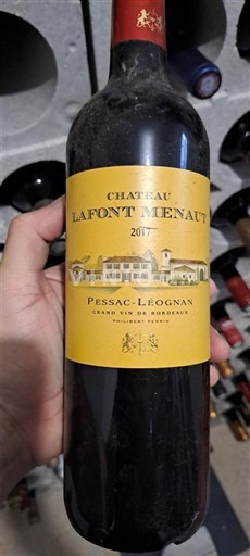Bordeaux Pessac-Léognan Château Lafont Menaut 2017
