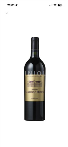 Bordeaux Margaux Grand Cru Château Cantenac Brown 2012