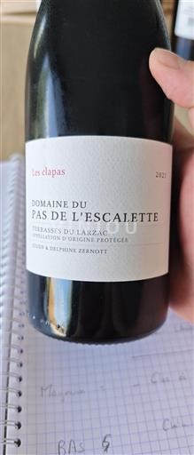 Languedoc Terrasses-du-larzac Domaine Pas de l'Escalette Les clapas 2021