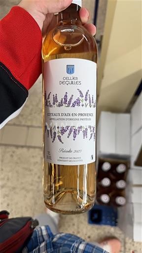 Vin Rosé sec Cellier Éguilles 2023 France Provence Coteaux-d'aix-en-provence AOC