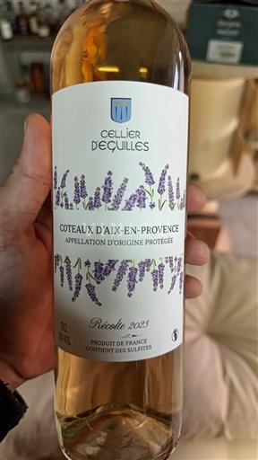Provence Coteaux d'Aix-en-Provence Cellier Eguilles 2023