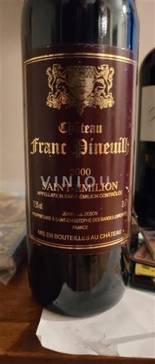 Burdeos Saint-Émilion Château Franc Pineuilh 2000