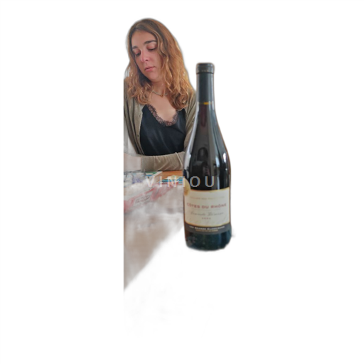 Vin Rouge sec Grande Réserve Domaine Cellier des Chartreux 2004 France Vallée du Rhône Côtes-du-rhône AOC