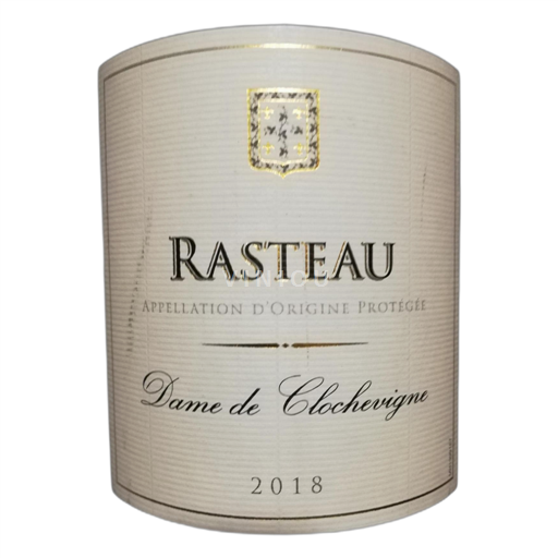 Thung lũng Rhône Rasteau Dame de Clochevigne 2018