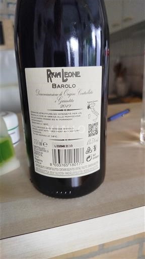 Piedmont Barolo Riva Leone 2019