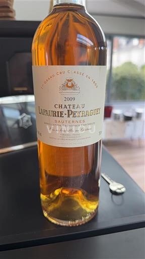 Bordeaux Sauternes Premier Grand Cru Classé Lafaurie-Peyraguey 2009