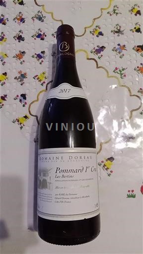 Bourgogne Pommard Premier Cru Domaine Doreau Les Bertins 2017