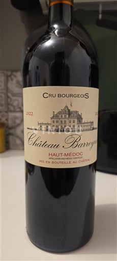 Bordeaux Haut-Médoc Château Barreyres 2022