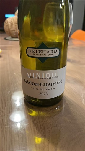 Burgundi Mâcon ja Mâcon-kylät Trichard Jean-François Domaine des Pierres 2023