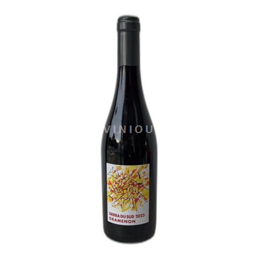 Vin Rouge sec Sierra du Sud Domaine Gramenon 2023 France Vallée du Rhône AOC bio