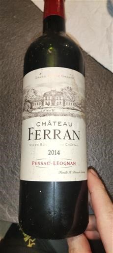 Bordoja Pessac-Léognan Château Ferran 2014