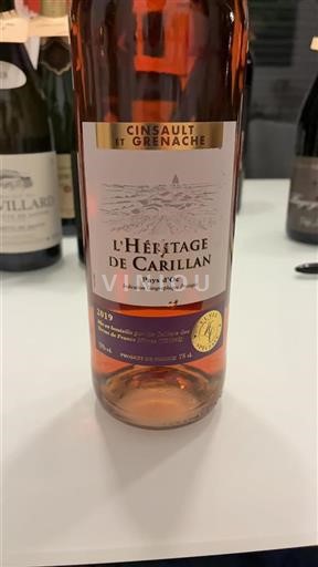 Languedoc-Roussillon Pays d'Oc L'Héritage de Carillan Spéciale 2019