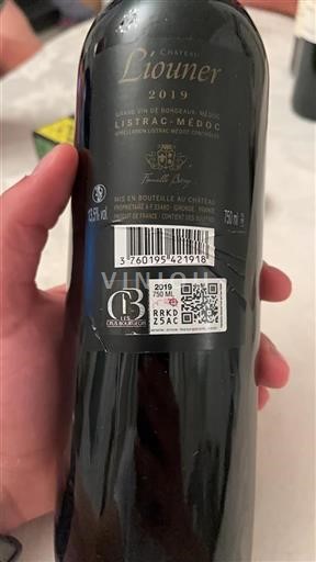 Bordeaux Listrac-Médoc Cru Bourgeois Liouner 2019