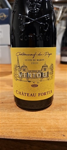 Thung lũng Rhône Châteauneuf-du-pape Château Fortia du Baron 2021