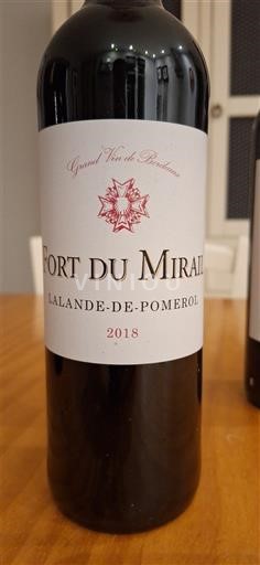 Bordeaux Lalande-de-Pomerol Fort du Mirail 2018