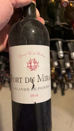 Bordoja Lalande-de-pomerol Fort du Mirail 2018