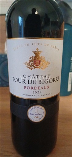 Bordeaux Château Tour de Bigorre 2022