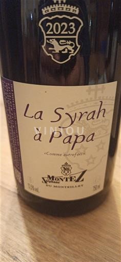 Rhône-dalen Ikke specificeret Domaine MONTEZ La Syrah à PAPA 2023
