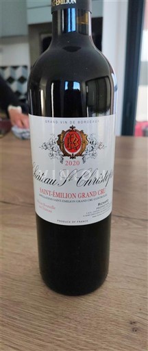 Burdeos Saint-Émilion Gran Cru Château St Christophe 2020