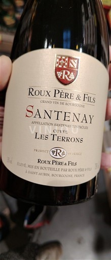 Burgundy Santenay Roux Père & Fils Les Terrons 2022