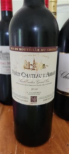 Bordeaux Saint-Émilion Grand Cru Grand Cru Château Vieux l'Abbaye 2014