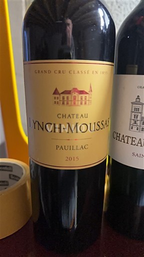 Bordeaux Pauillac Grand Cru Château Lynch-Moussas 2015
