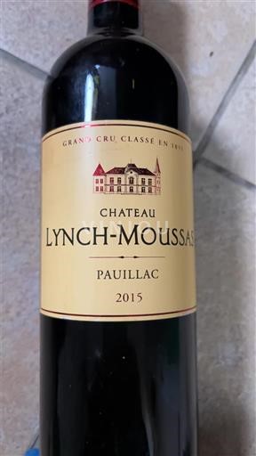 Bordeaux Pauillac Grand Cru Château Lynch-Moussas 2015