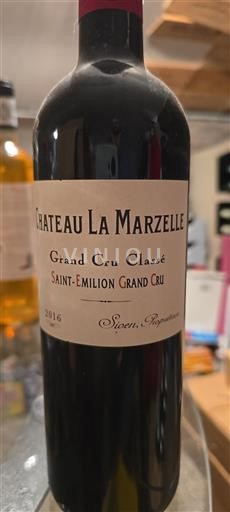 Bordeaux Saint-Émilion Grand Cru Grand Cru Château La Marzelle 2016