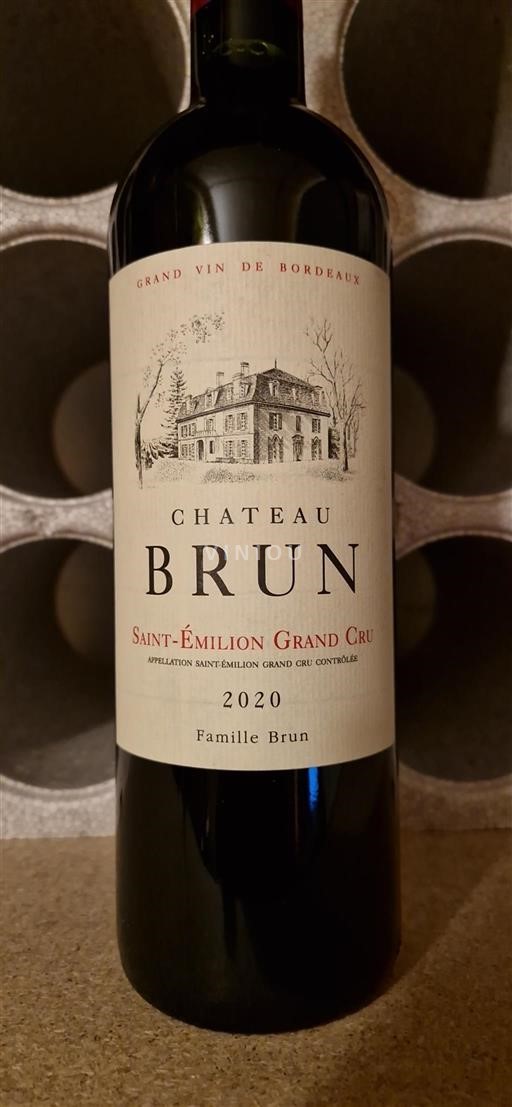 Bordeaux Saint-Émilion Grand Cru Château Brun 2020