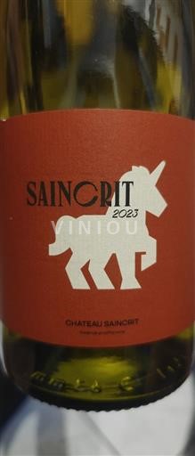 Burdeos Bordeaux blanco Château Saincrit Butinage 2023