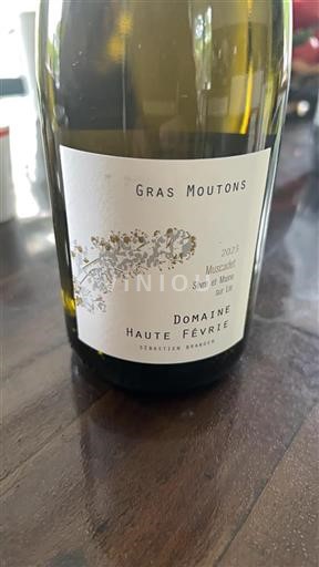 Loiredalen Muscadet-Sèvre-et-Maine Domaine Haute Févrie Gras Moutons 2023